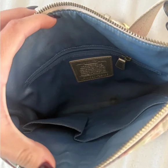 Poppy coach y2k stripped crossbody - Picture 6 of 7